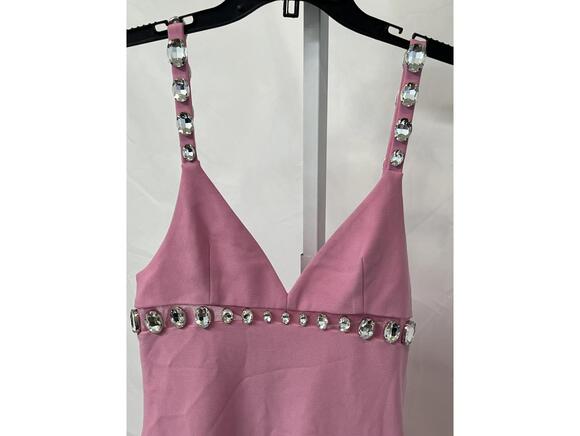 retrofete Polly Dress in Light Rose & Silver - Picture 4 of 7